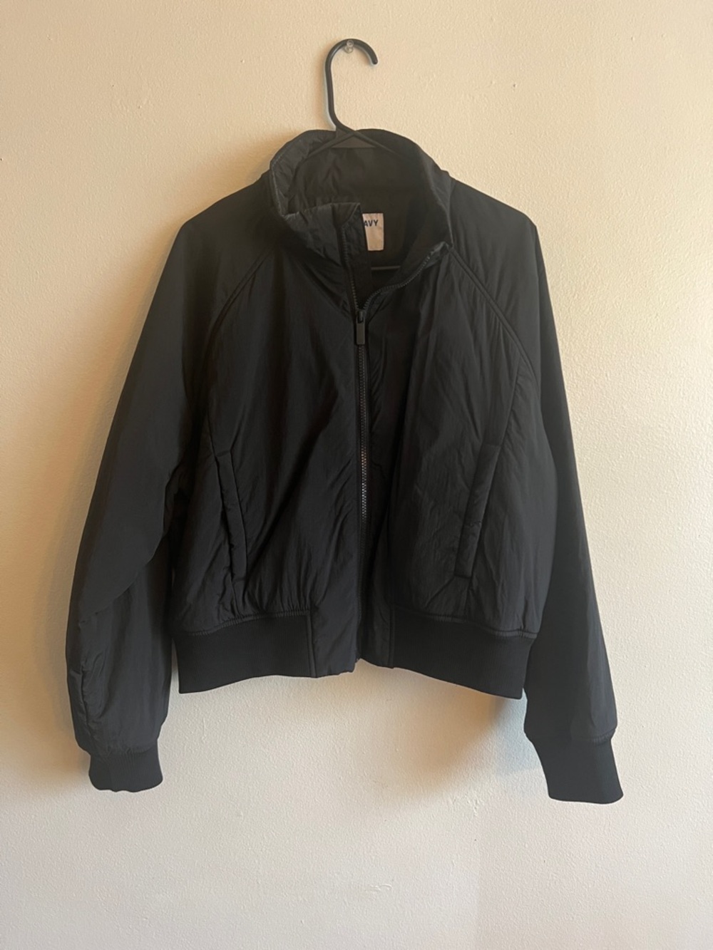 Old Navy Black Women's Bomber Jacket